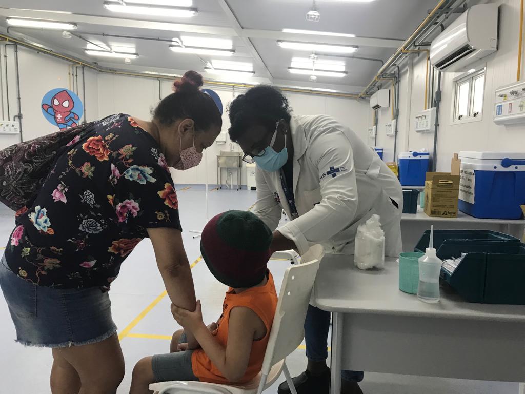 Vacinação Infantil na Policlínica