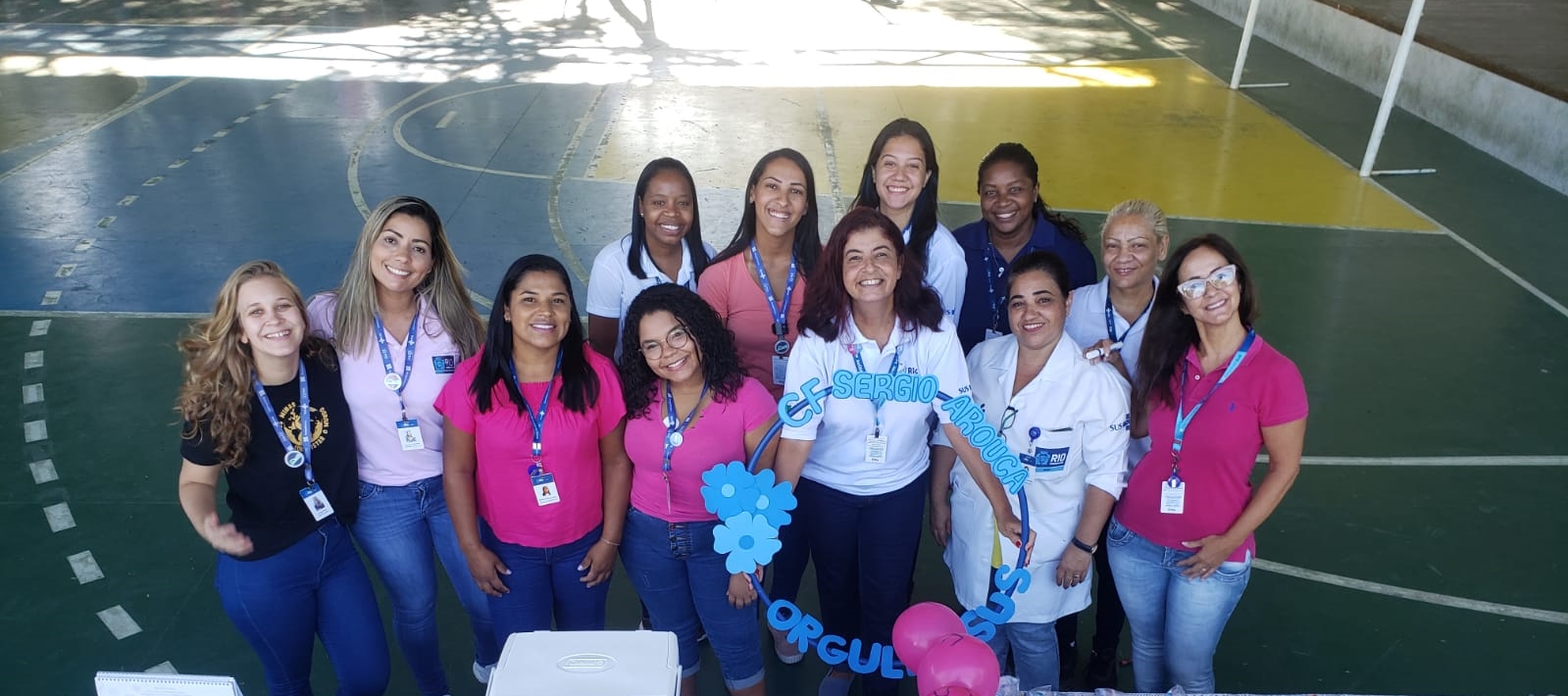 Homenagem ao dia internacional da mulher e Conscientização do benefício da atividade física.