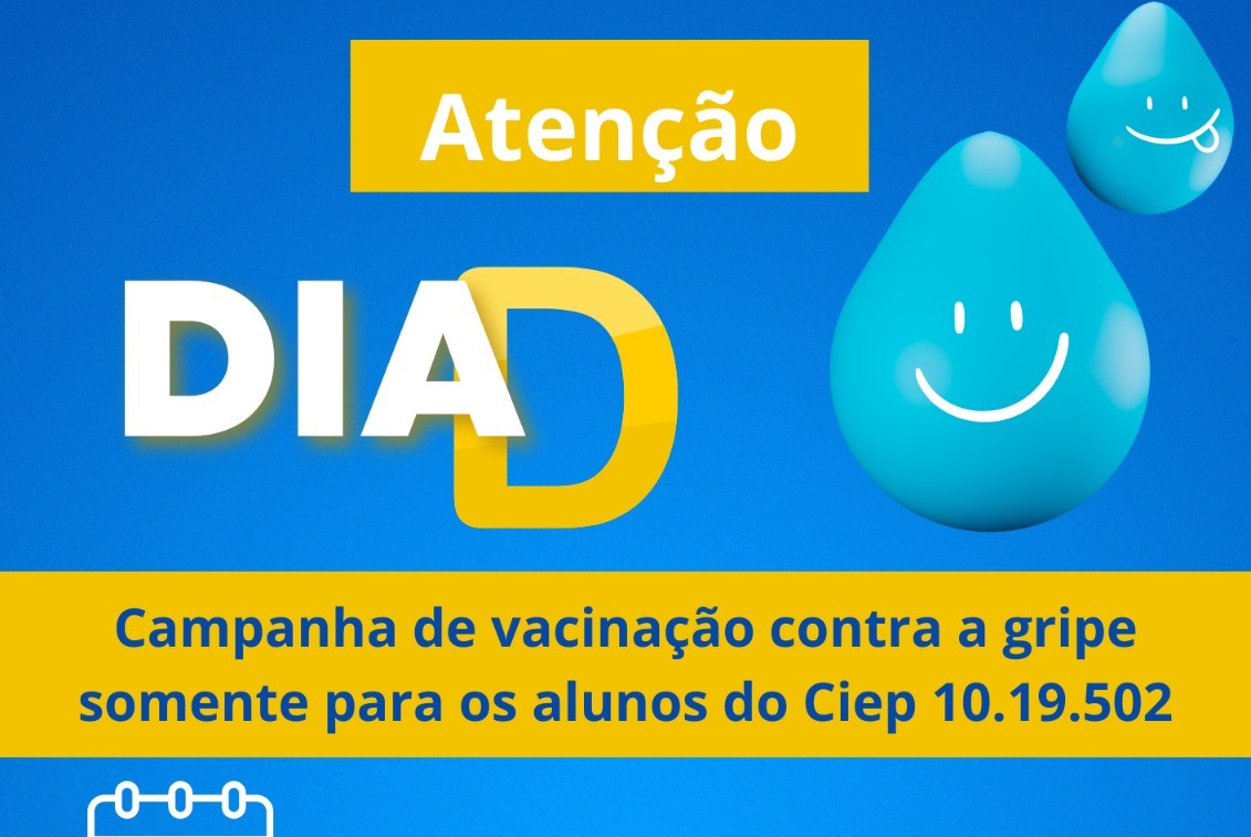 Dia D: Campanha de vacinação contra a gripe.